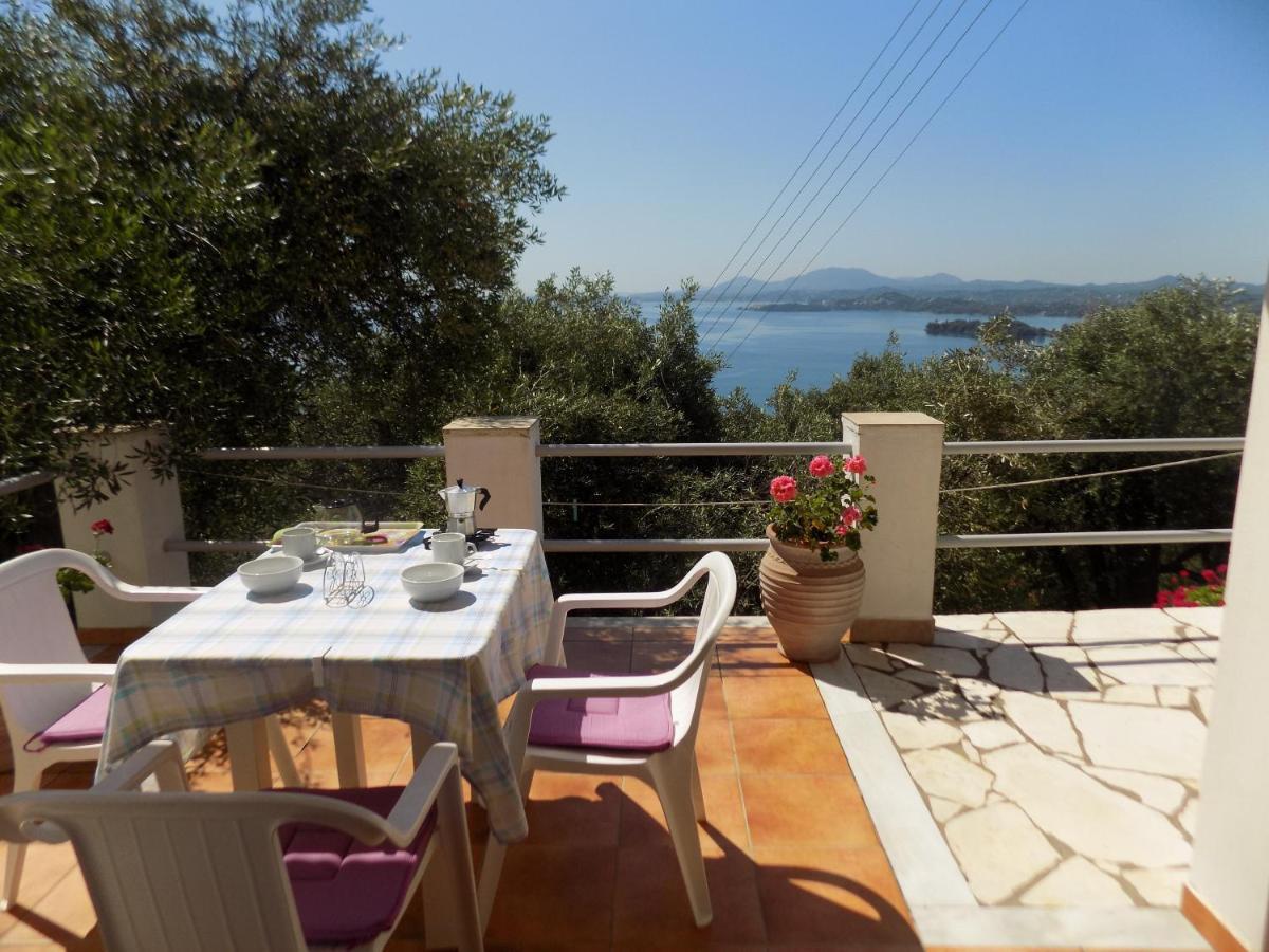 Villa Elli Panoramic View Ipsos Bagian luar foto